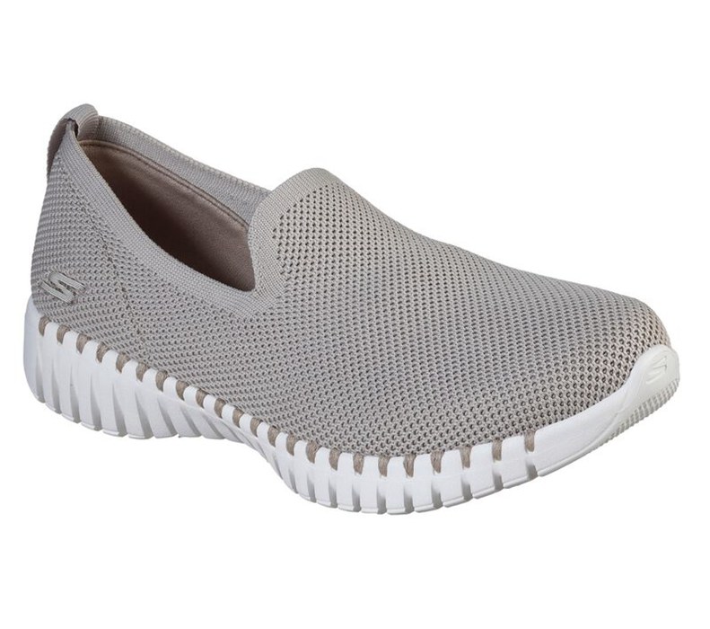 Skechers Gowalk Smart - Believe - Womens Slip On Shoes Grey [AU-BZ9846]